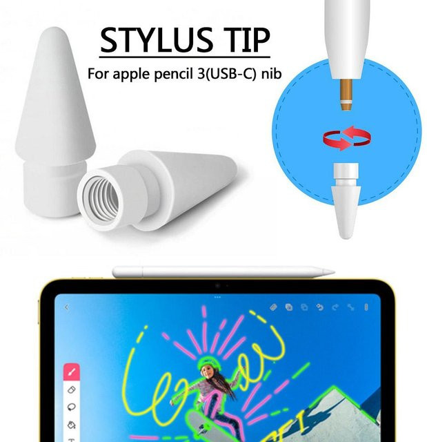 Ersatzspitze für Apple Pencil 3 (USB-C) in Weiß - Bild 1