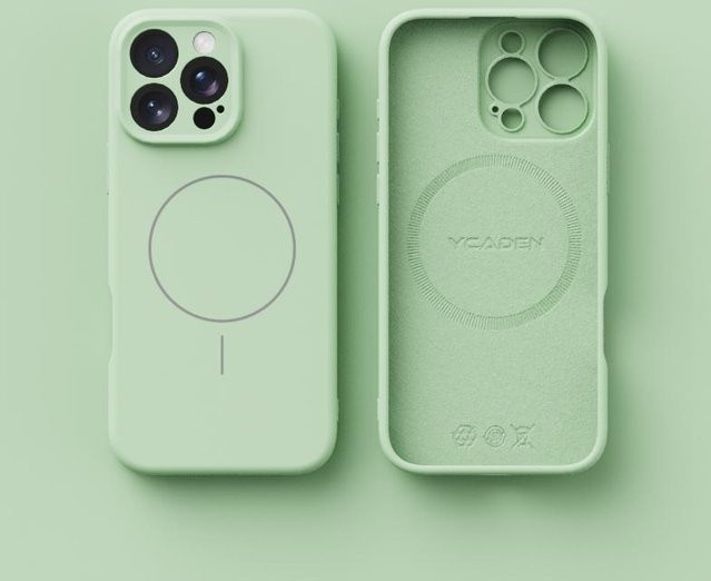 Yiran Magnetische Flüssigsilikon Hülle für iPhone 16 15 14 13 12 Pro Max Plus X XR in Bunt Matt mit MagSafe Unterstützung - Bild 1