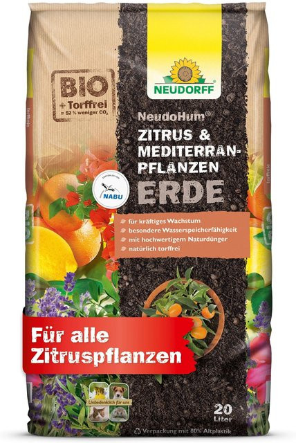 Neudorff NeudoHum Zitrus- und Mediterranpflanzenerde 20 l - Bild 1