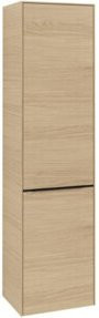 V&B Hochschrank Subway 3.0 in Blau, Wandmontage mit Glasfachböden, B/T/H: 40 x 36,2 x 171 cm - Bild 1