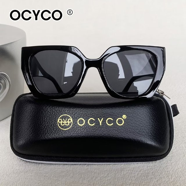 OCYCO Cat-Eye Sonnenbrille, Vollrand, Schwarz, Kunststoff, Damen - Bild 1