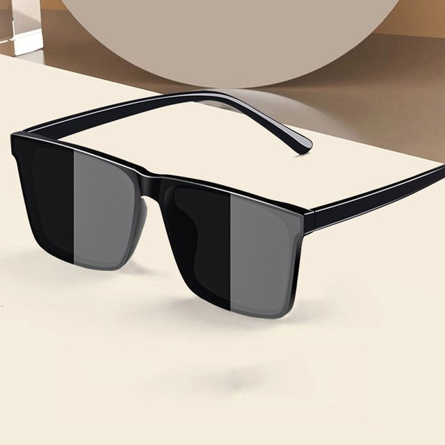 Quadratische Sonnenbrille für Männer, Vollrand, Multicolor, Kunststoff - Bild 1