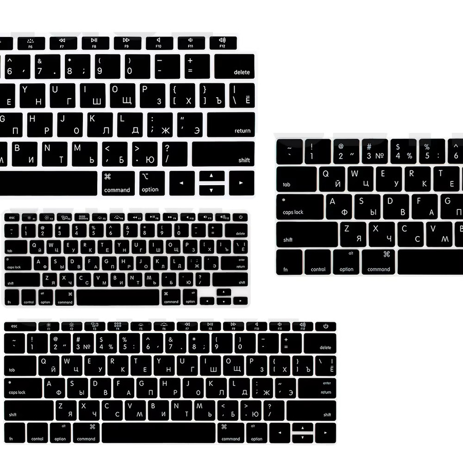 Silikon-Tastaturschutz für Apple MacBook Air 13/12/15/16 Pro Touchbar Modelle A2992 A3113 A2941 A1990 A3114 A2289 A2337 A2141 - Bild 4