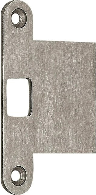 BKS Schließblech 1795 für Schnappriegel Flach mit Lappen aus Edelstahl in Silber, B/H: 100 x 62,5 mm - Bild 1