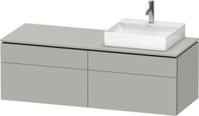 Duravit Waschtischunterschrank L-Cube mit 2 Schubladen, Breite: 142 cm, Tiefe: 55 cm, Höhe: 48,2 cm - Bild 1