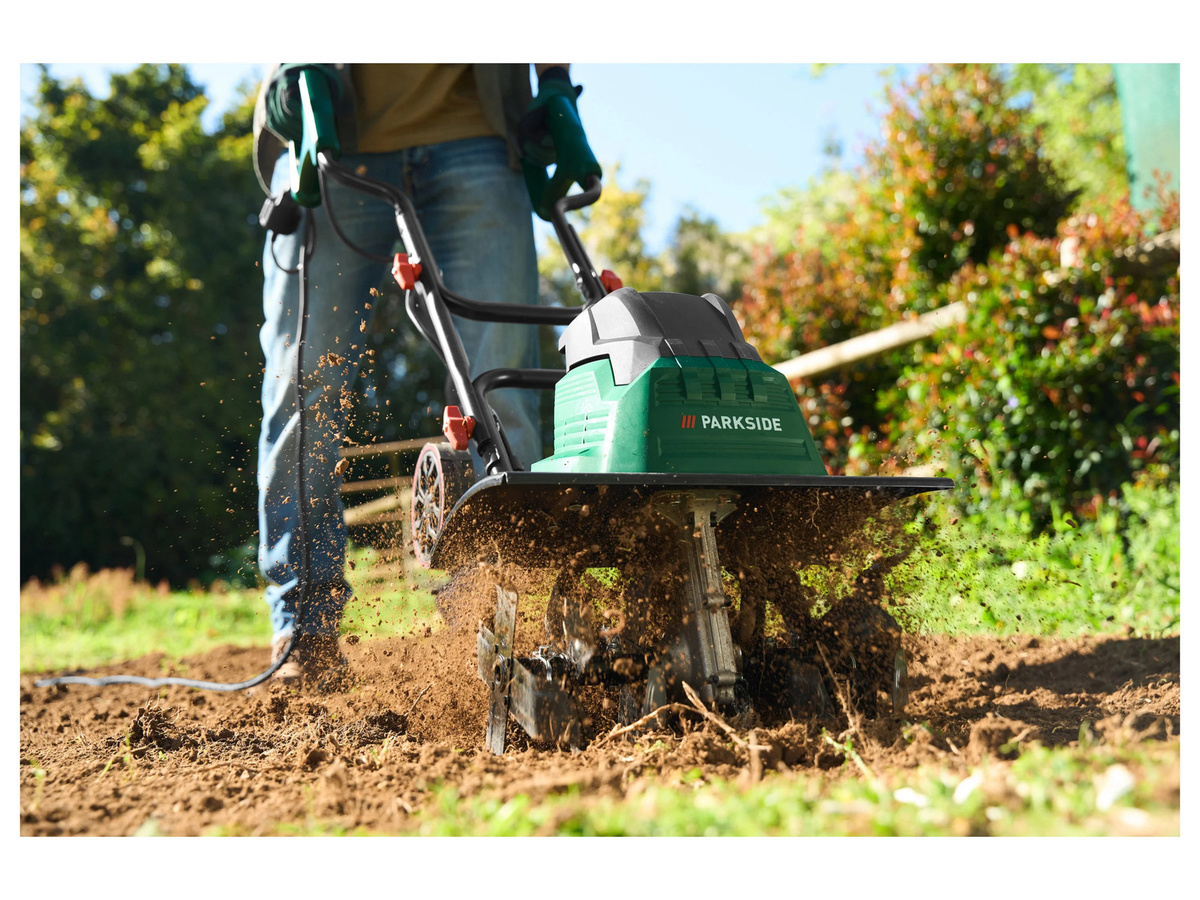 PARKSIDE Elektro-Bodenhacke PEBH 1500 B2 mit Netzbetrieb aus Stahl und Kunststoff - Bild 3