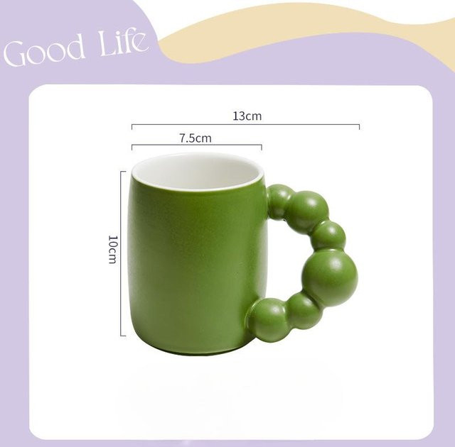 Life In Good Life Zhuzhu Keramiktasse als kreatives Geschenk für Mädchen, 400 ml - Bild 1