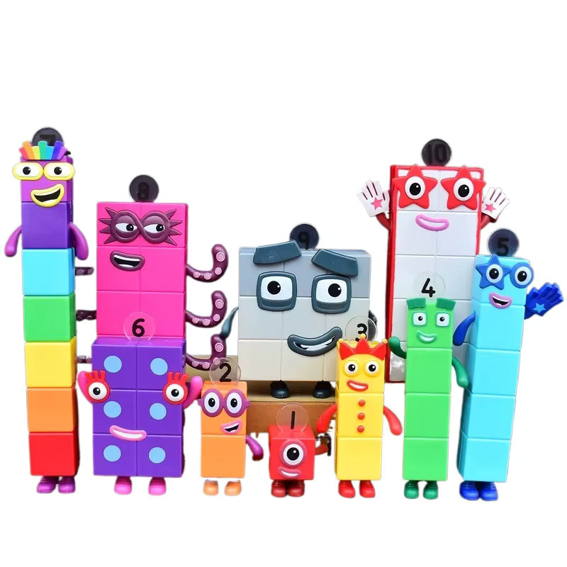Bandai Zahlenblöcke Actionfiguren-Set, Bausteine, Lernspielzeug - Bild 3