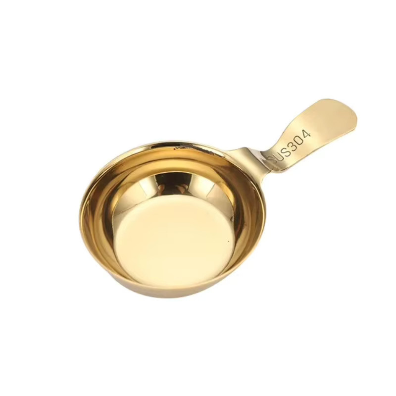2-teiliges Set Essstäbchenhalter aus Edelstahl mit Soßenschüssel in Silber oder Gold - Bild 3