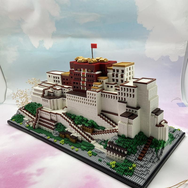 Linyi toy Potala-Palast Bauklötze aus Kunststoff - Bild 4