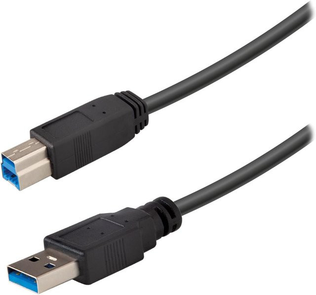 Vivanco USB-A Adapter in Schwarz - Bild 1