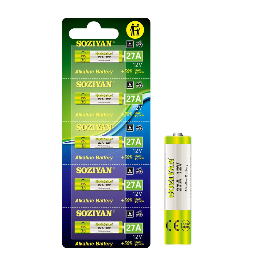 NDNNAS 27A 12V Alkaline-Batterie 35mAh Kompatibel mit MN27 MS27 A27 G27A Premium Knopfzellen - Bild 3