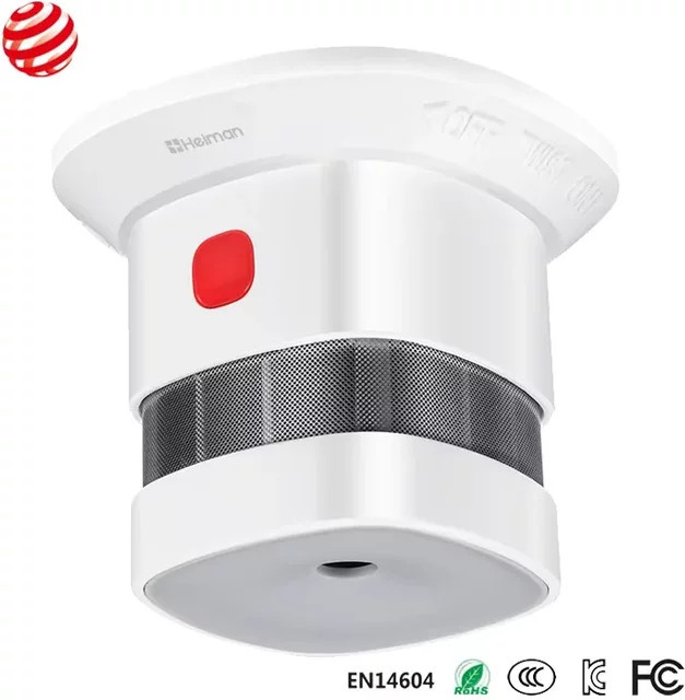IHOMECAM Zigbee Rauchmelder Smart Home System in Weiß, hochempfindlicher Sicherheits-Präventionssensor für 2,4 GHz - Bild 1