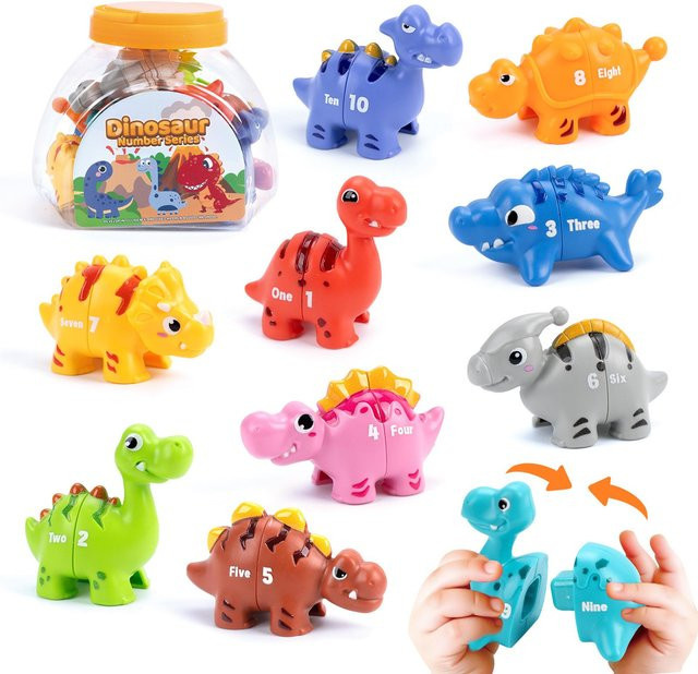 Binchi Outdoor Product Dinosaurier-Zuordnungsspiel-Set, 11-teiliges Set, bunt - Bild 1