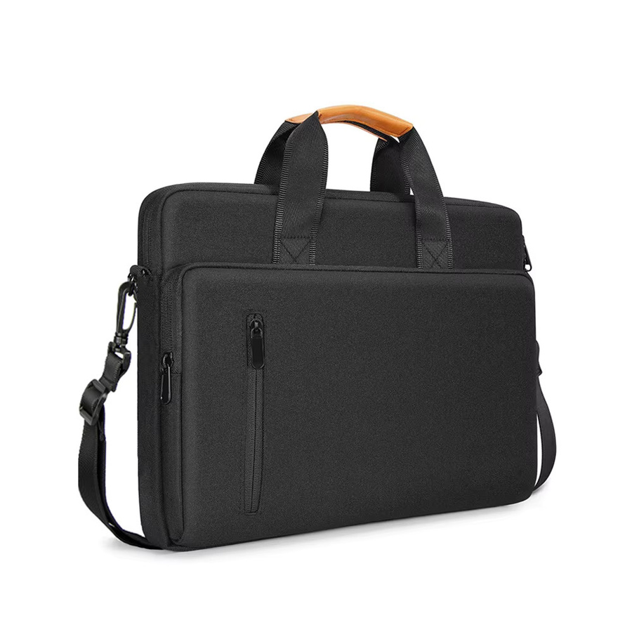 ValueWin Laptop-Umhängetasche für 14 bis 16 Zoll, Schultertasche und Computerhülle für MacBook Air Pro, Farbe: Schwarz - Bild 7