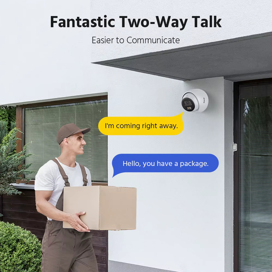 ANNKE H500P 3K Ultra HD PoE Videoüberwachungssystem mit 8CH 8MP NVR und 5MP Nachtsichtkameras in Weiß - Bild 3
