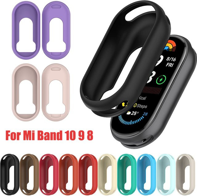 Xiaomi Silikonhülle für Mi Band 10/9/8, Schwarz, Multicolour - Bild 1