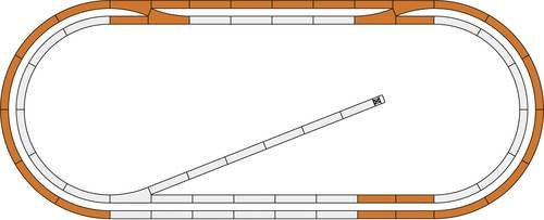Roco geoLINE H0 Ergänzungs-Set mit Bettung 51250