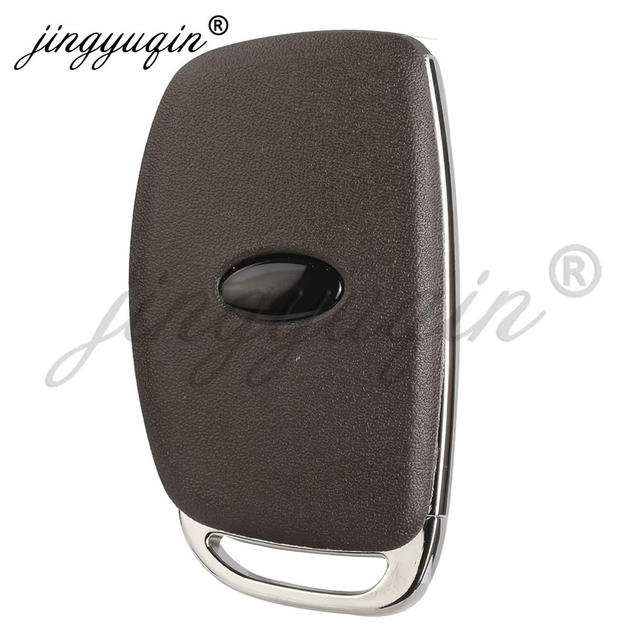 Jingyuqin Smart Auto Schlüssel für Hyundai Tucson 2018 2019 2020 Fernbedienung Keyless Karte 433 MHz ID47 Schwarz - Bild 4