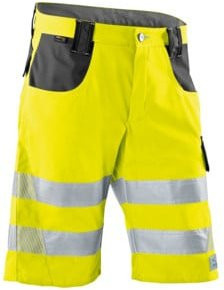 Kübler PSA Reflectiq Shorts 2307 in Warngelb/Anthrazit mit Cordura - Bild 1