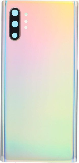 OutsideWorld Handy Rückseite Glasabdeckung Ersatz für Galaxy Note 10+ Plus in White mit buntem Stiftspitzen Werkzeugsatz - Bild 1