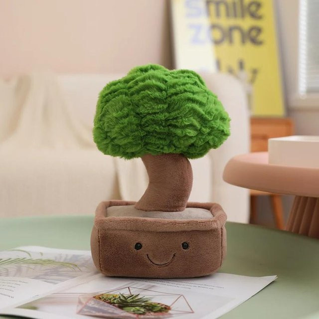 Bai Fen Bai Toys Fun Pot Series Plüsch Glücksbambus, Plüschtier - Bild 1