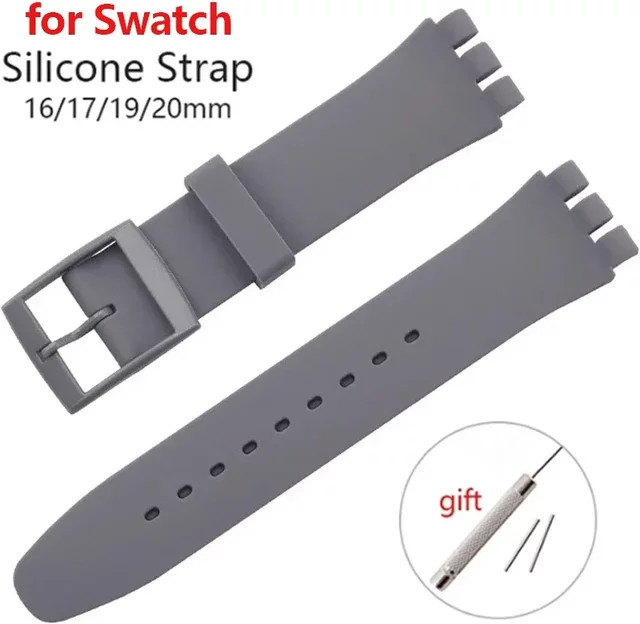 HQstrap Uhrenarmband Silikon, Schwarz, Unisex - Bild 1