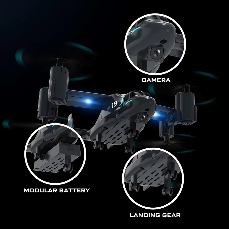 CONUSEA LM19 Fernbedienung Hubschrauber Drohne, Quadcopter, ab 14 Jahren - Bild 5