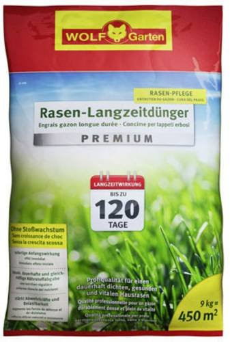 Wolf-Garten LE 450 Rasen-Langzeitdünger Premium für Rasen sowie Sport- und Golfplätze - Bild 1