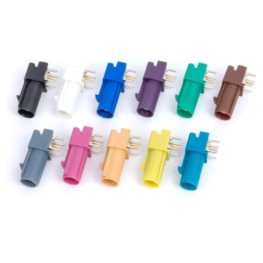 DexMRtiC Fakra Koaxialstecker Rechtwinklig für PCB-Montage in Multicolour - Bild 2