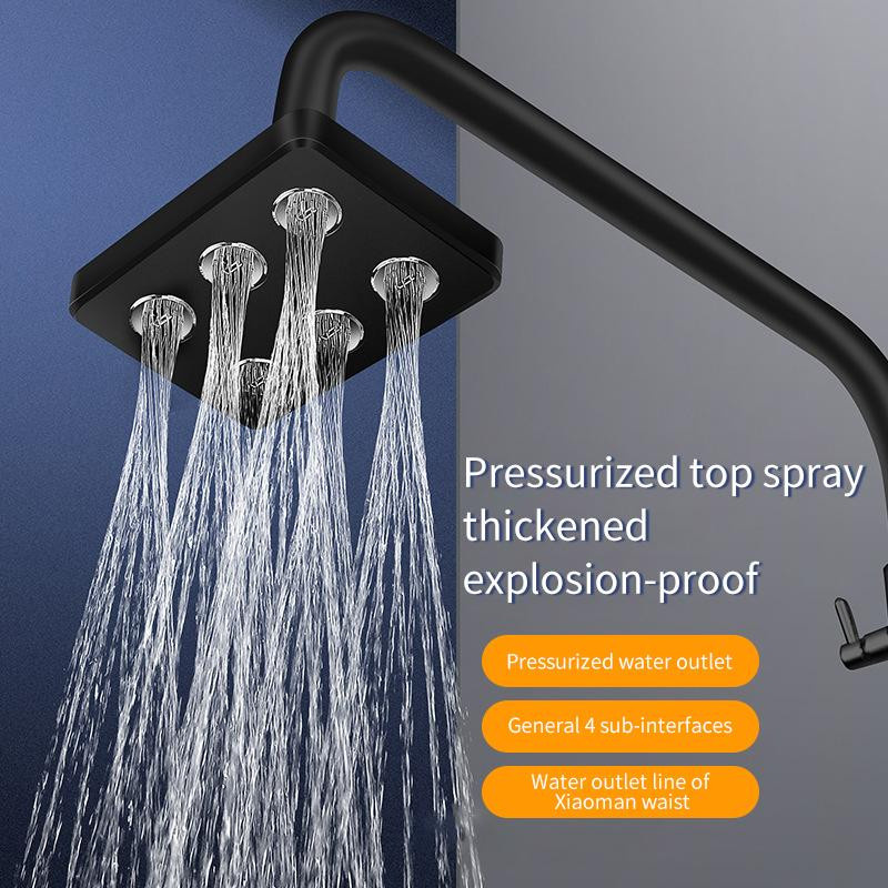 Hochdruck-Mini-Regendusche mit magischem Wasserfluss als wassersparender Duschkopf für dein Badezimmer - Bild 4