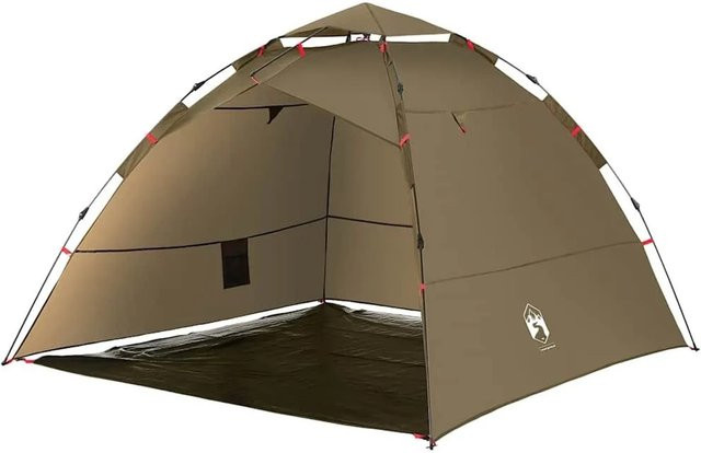 Furnicato Angelzelt Campingzelt Olivgrün H x B x T: 180 x 260 x 246 cm - Bild 1