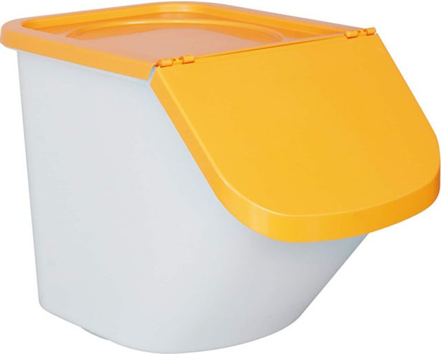 BRB Zutatenspender und Vorrats-Container mit Abfallsammler, 40 l, orange - Bild 1