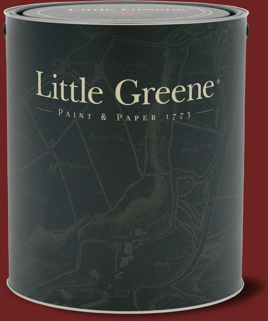 Little Greene Masonry Paint Bronze Red 15, wasserbasierte Dispersionsfarbe in Dead Matt, Schimmelresistent, 5 l - Bild 1
