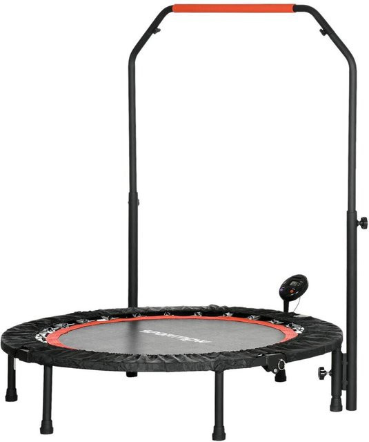SPORTNOW Trampolin, rot, 102x123x102 cm - Bild 1
