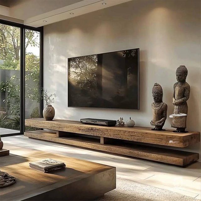 DUTRIEUX TV-Schrank aus Holz im minimalistischen Nordic-Design - Bild 1
