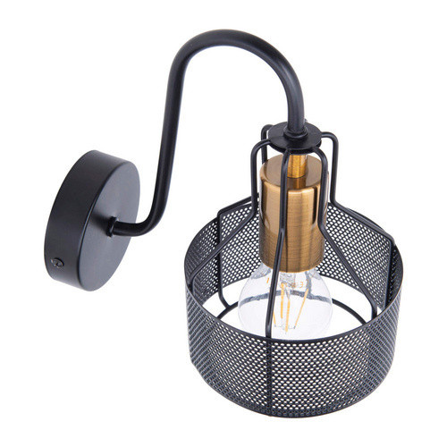 Näve Wandleuchte Foro in Schwarz aus Metall, B/H/T: 13,5 x 132 x 22 cm - Bild 2