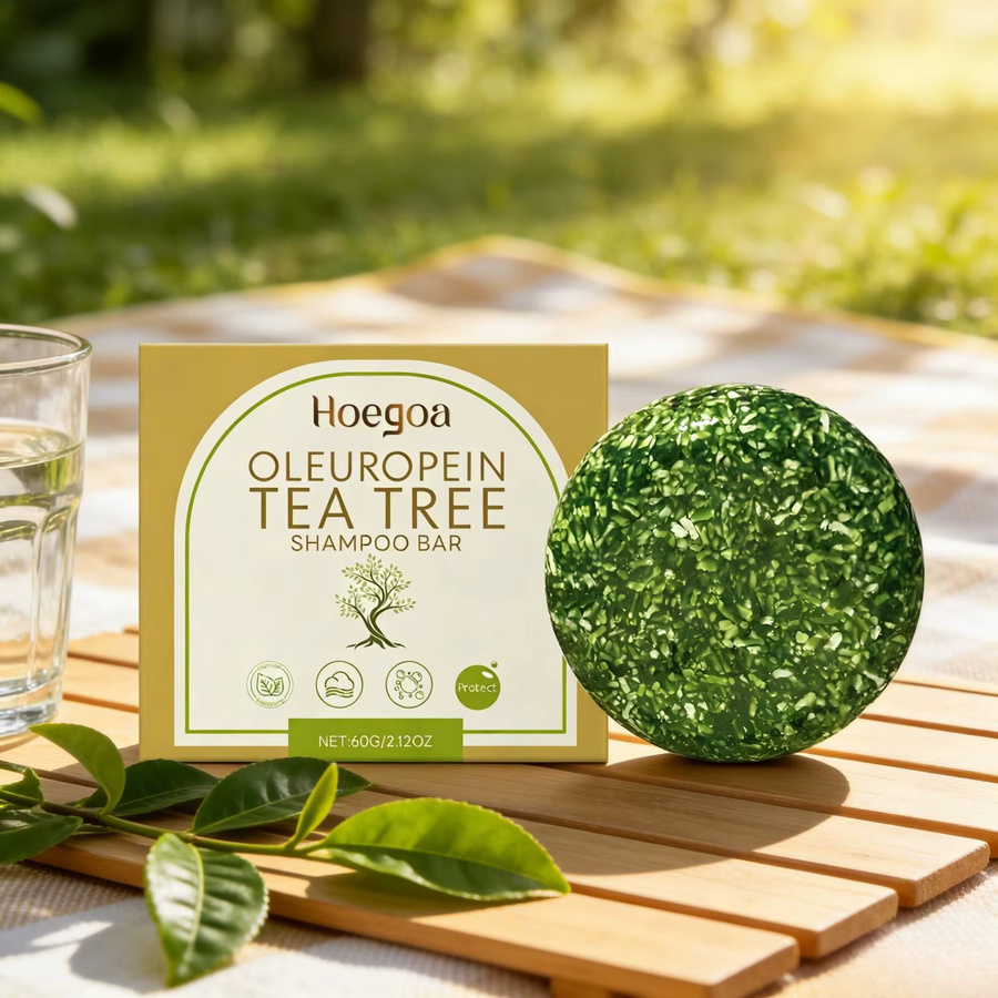 Hoegoa Shampoo-Bar mit Teebaumöl, 60g, Unisex - Bild 4