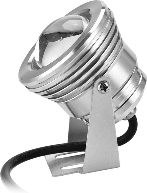 GoolRC RGB LED Unterwasser Strahler IP67 wasserdicht für Aquarium Pool und Garten in Silber/Grau, 12V 10W - Bild 1