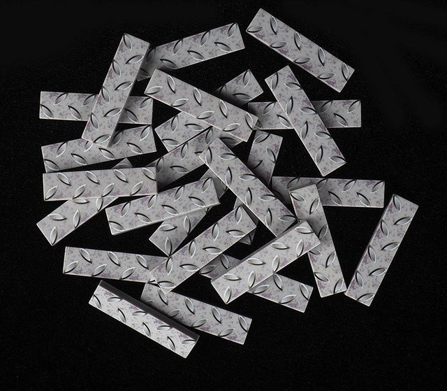 SixBricks Building Blocks Steel Pattern 10-teiliges Set - Bild 1
