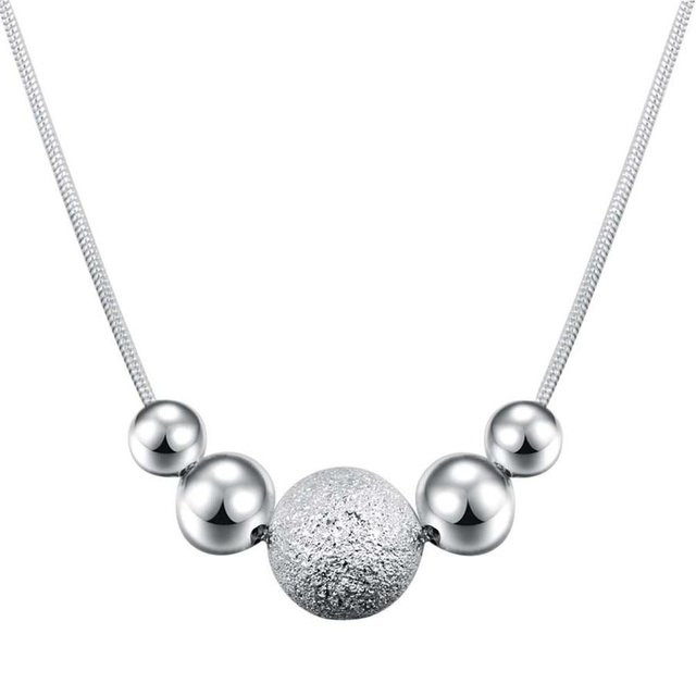 Halskette 925 Silber, Perle, Damen - Bild 1