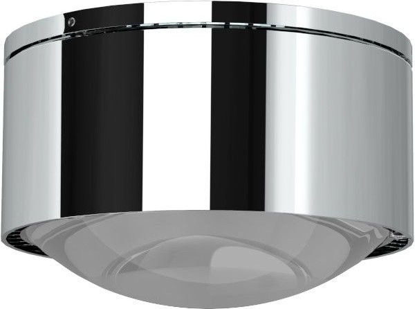 Top Light Puk Maxx One 2 LED-Deckenleuchte in Chrom mit matter Chrom-Linse und warmweißem Licht (2700K) - Bild 1