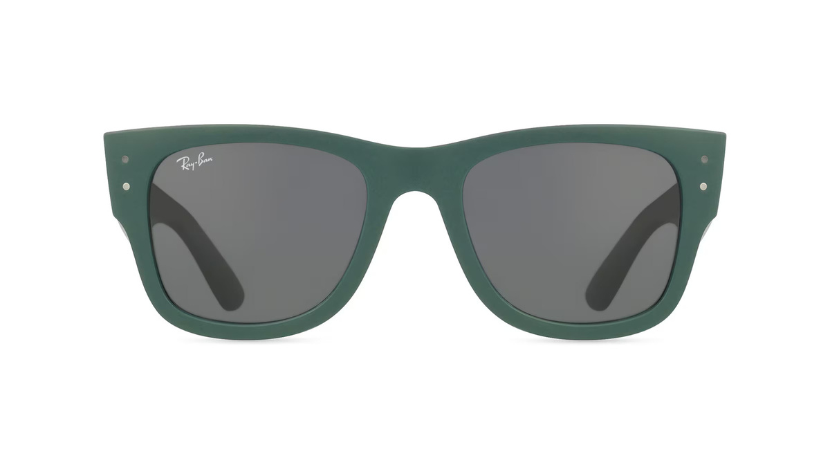 Ray-Ban RB4840S Sonnenbrille, Vollrand, Quadratisch, Kunststoff, Unisex, grün, grau - Bild 1