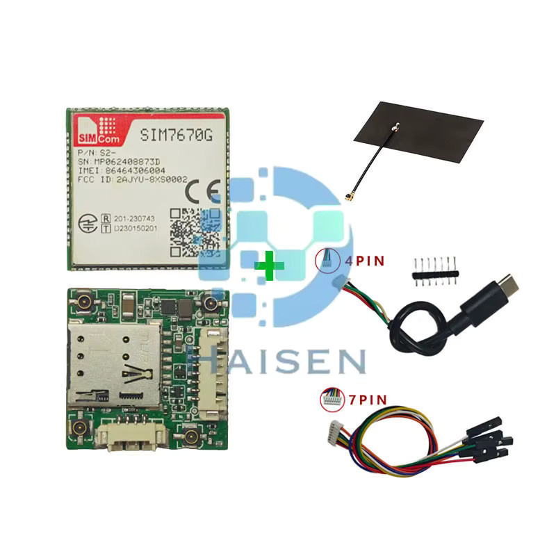 SIMCOM SIM7670G Kernplatine mit Kabel als LTE CAT1+4G+GPS Entwicklungsboard in Multicolor - Bild 2