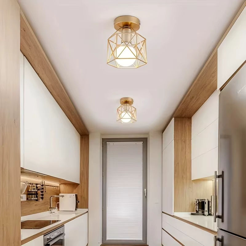 TRAZOS LED Deckenleuchte Runde Kronleuchter in Gold/Messing für Wohnzimmer, Schlafzimmer, Küche und Badezimmer - Bild 2