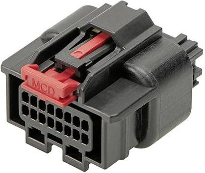 Molex Buchsengehäuse-Kabel Schwarz mit 16 Polen 348948001 - Bild 1
