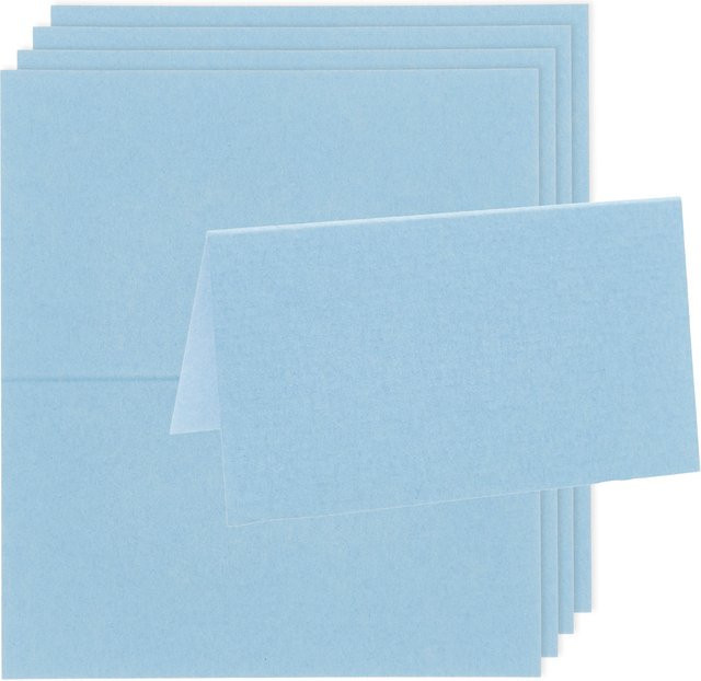 Rico Design Paper Poetry Luxury Tischkarten in Dusk Blue - Bild 1