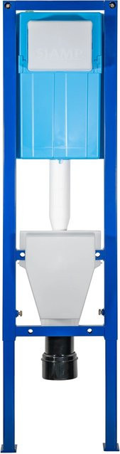 Siamp WC-Vorwandelement Set Ingenio mit Spülkasten in Blau, höhenverstellbar - Bild 1