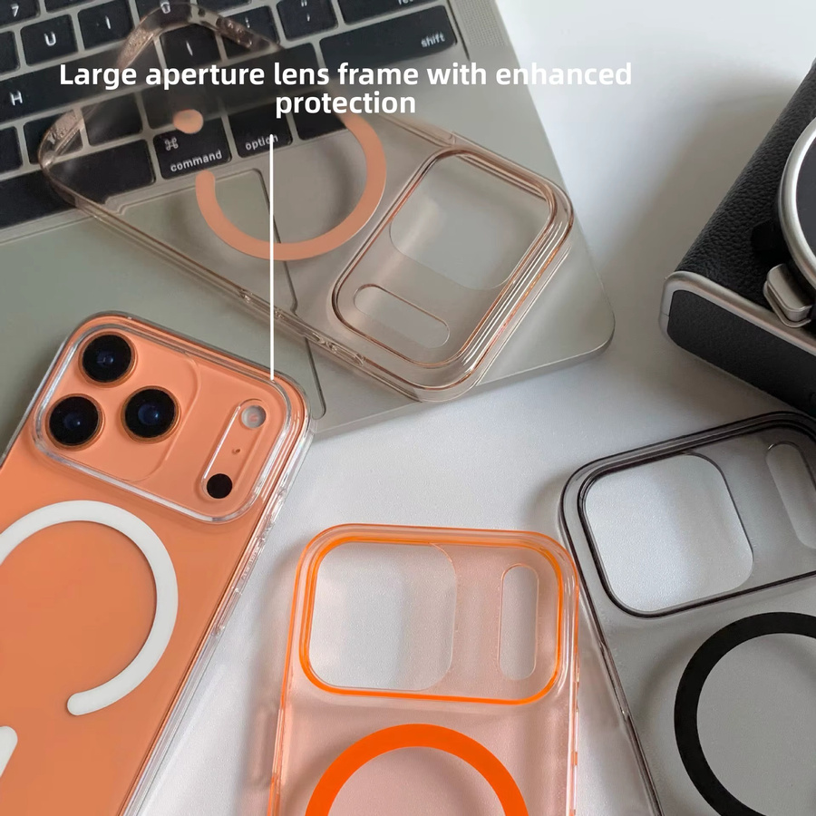 Transparente magnetische Schutzhülle aus hartem PC für Apple iPhone 16 15 14 Plus 13 12 Pro Max mit Wireless Charge Unterstützung - Bild 3