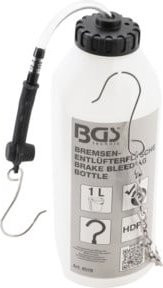 BGS Bremsenentlüfterflasche aus transparentem Kunststoff mit 1 l Volumen - Bild 1
